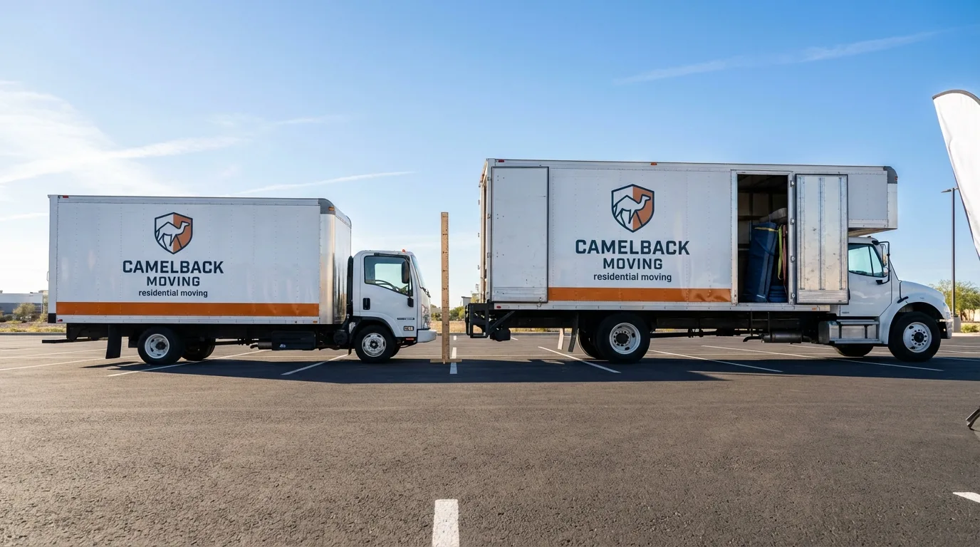 Moving truck size capacity guide in Charlotte Court House